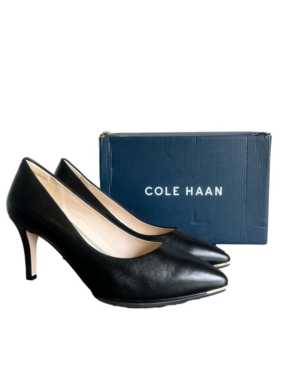 Cole Haan NEW Women's Grand Ambition Black Leather Pump Size 9.5 #B1576
